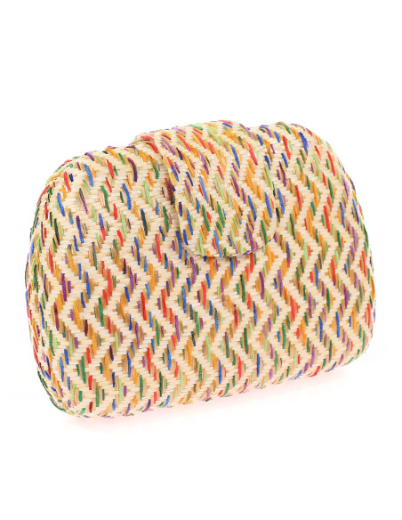 👜 Clutch de fiesta efecto rafia original | Complementos invitada