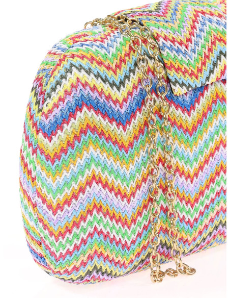 👜 Clutch de fiesta efecto rafia original | Complementos invitada