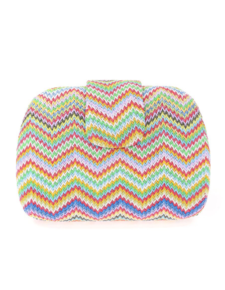👜 Clutch de fiesta efecto rafia original | Complementos invitada