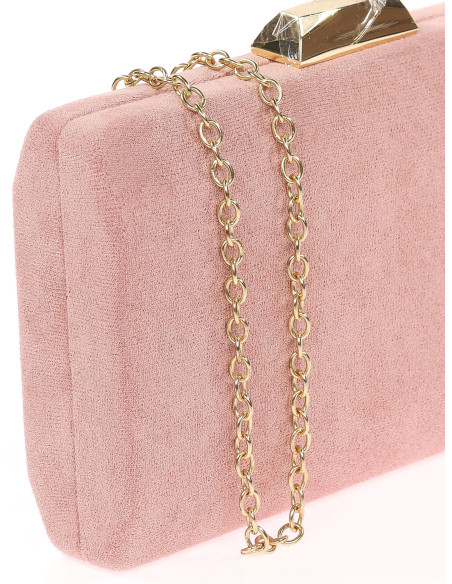 Clutch de fiesta efecto ante para bodas | Complementos Invitada