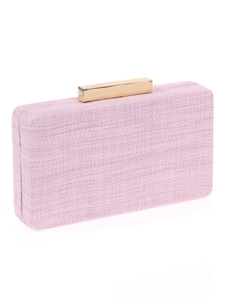 Bolso clutch de fiesta rafia elegante | Complementos Invitada