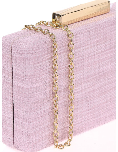 Bolso clutch de fiesta rafia elegante | Complementos Invitada