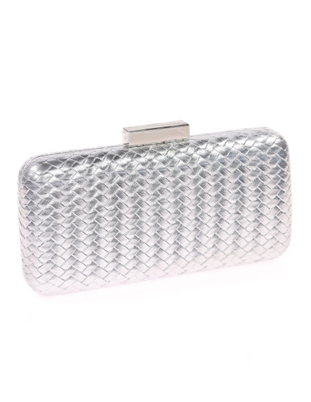 Bolso clutch de fiesta trenzado | Complementos Invitada