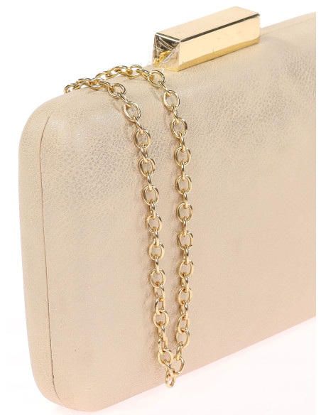 Clutch de fiesta efecto metalizado en 4 colores | Complementos Invitada