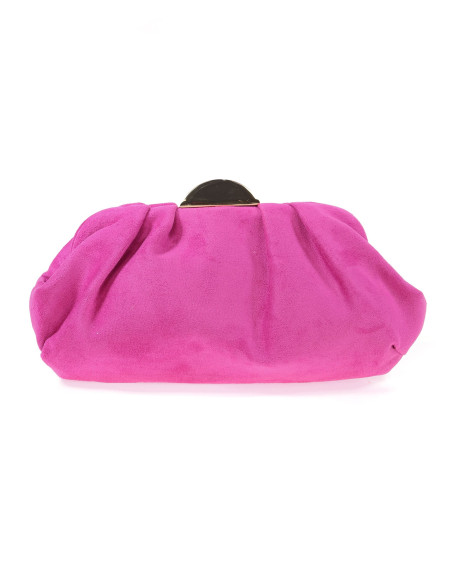 Cartera de mano efecto ante con cadena para invitada