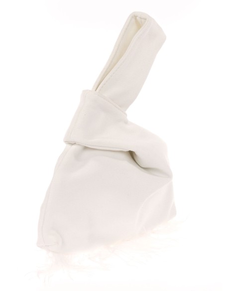 Bolso saco japonés de antelina | Complementos Invitada