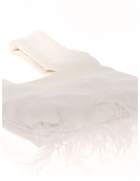 Bolso saco japonés de antelina | Complementos Invitada