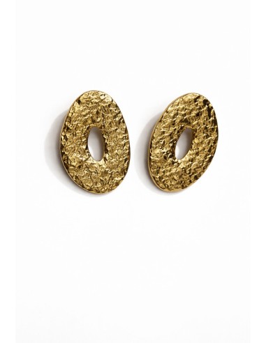 Pendientes grandes dorados para invitada de boda | Complementos Invitada