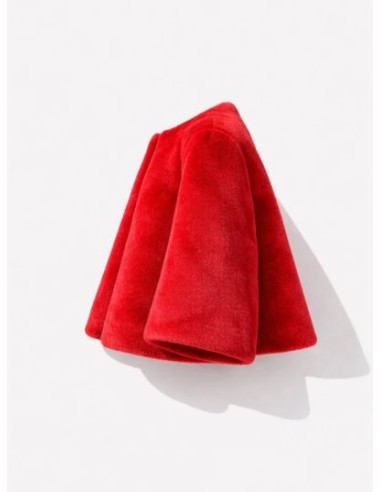 Torera roja de pelo para invitada | Complementos Invitada