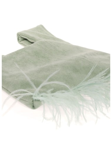 Bolso saco japonés de antelina | Complementos Invitada