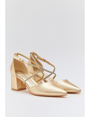Zapatos de fiesta cerrados con tacón ancho | Complementos Invitada