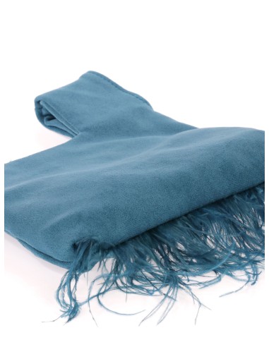 Bolso saco japonés de antelina | Complementos Invitada