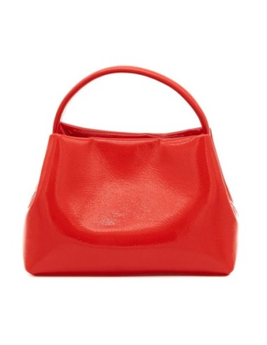 Bolso de fiesta charol con asa redonda - rojo - foto 1