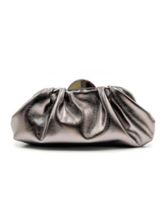Cartera de fiesta metalizada - gris - foto 1