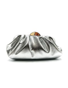 Cartera de fiesta metalizada - plata - foto 1