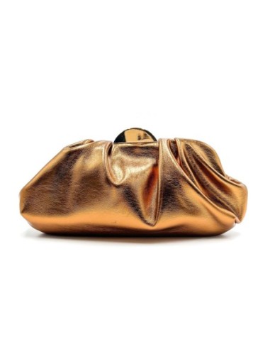 Cartera de fiesta metalizada - bronce - foto 1