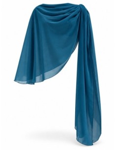 Capa de gasa azul petroleo - Foto de producto - Complementos Invitada