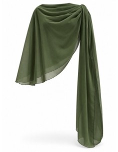 Capa de gasa verde kaki - Foto de producto - Complementos Invitada