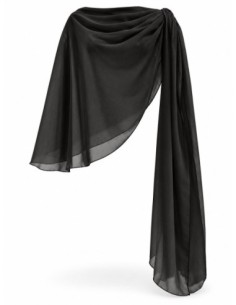 Capa de gasa negro - Foto de producto - Complementos Invitada
