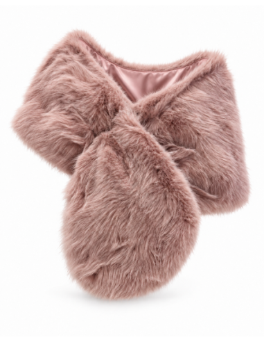 Estola de pelo sintético rosa - producto - Complementos Invitada