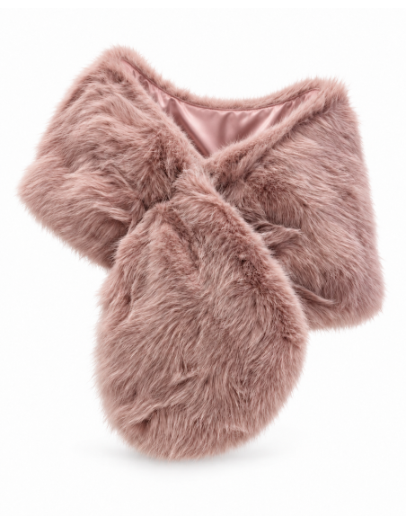 Estola de pelo sintético rosa - producto - Complementos Invitada