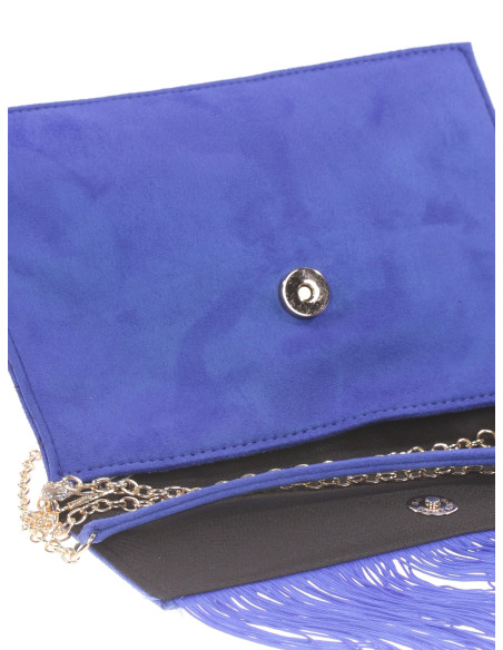 Cartera de mano de de fiesta con flecos | Complementos Invitada