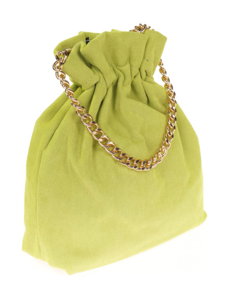 Bombonera de antelina con cadena para invitadas | Complementos Invitada