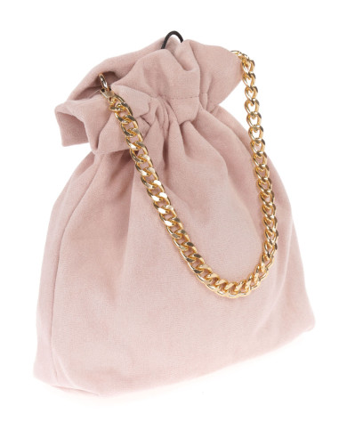 Bombonera de antelina con cadena para invitadas | Complementos Invitada