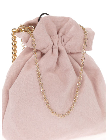 Bombonera de antelina con cadena para invitadas | Complementos Invitada