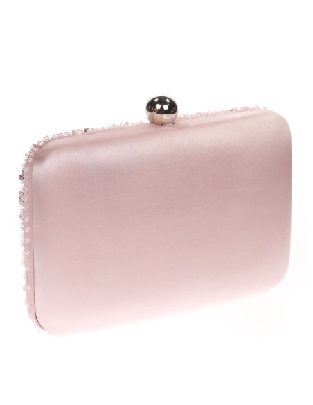 Clutch de fiesta con pedrería de cristal | Complementos Invitada